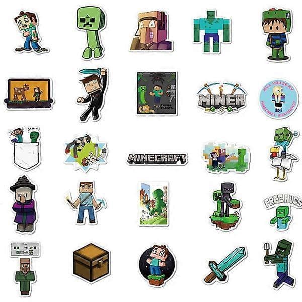 50 kpl Minecraft-tarroja / Tarrat[HK] 2-Pack