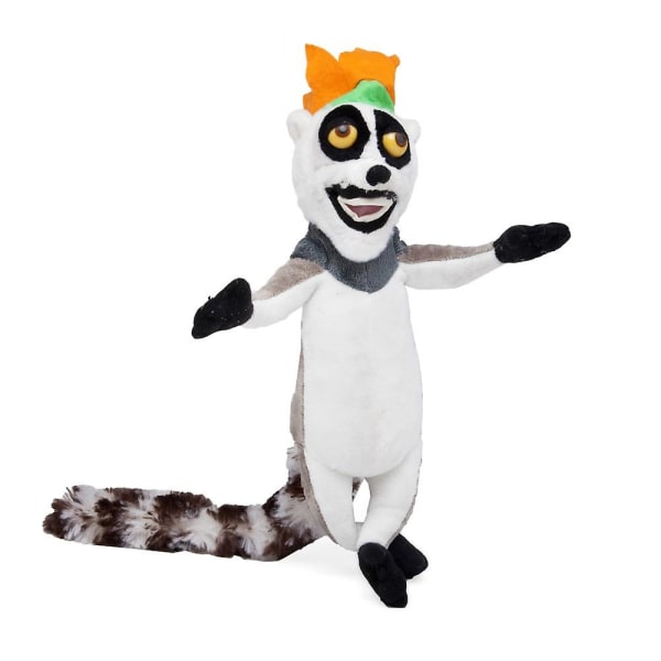20-35cm Madagaskar Plussj Pingvin Dyr Leke Løve Alex Zebra Marty Giraff [HK] lemurs