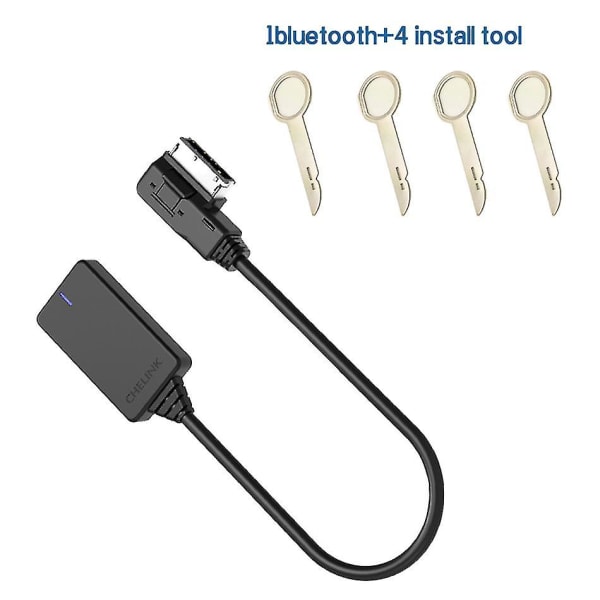 Mmi Trådlös Aux Bluetooth-adapterkabel Ljudmusik Auto Bluetooth För A3 A4 B8 B6 Q5 A5 A7 R7 S5[HK]