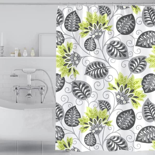 Dusjforheng 120cm x 180cm Vannavstøtende Polyester