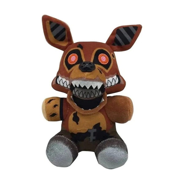 Fnaf Plyschleksaker Mardröm Freddy Bonnie Chica Plysch 18cm Djur Blacklight Freddy Frostbe Funtime Foxy Dockor Gåvor[HhkK] No 07