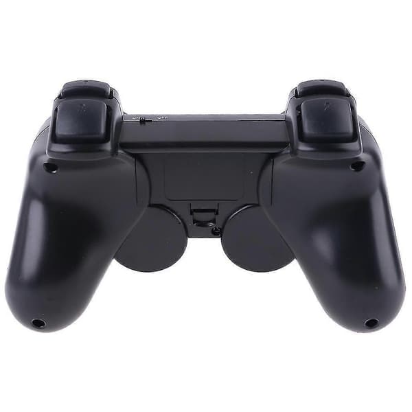 Trådløs Gamepad Vibrator 2,4 GHz USB-spillkontroller Håndtak Joystick med mottaker for PS2 For 2 spilltilbehør [HK]