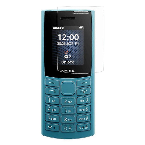 Nokia 105 4G (2023) puhelimen näytönsuoja pehmeä PET naarmuuntumaton HD kirkas näytönsuojakalvo [HK]