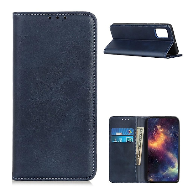 Plånboksfodral med Ställ i Spaltläder och Magnetlås för OnePlus 9 Pro [HK] Style E OnePlus 9 Pro 5G Blue
