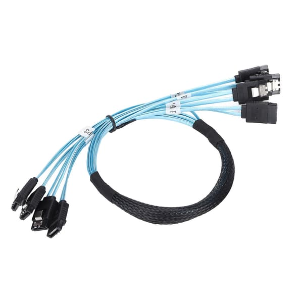 Højhastigheds SATA-kabler 6 Gbps 4-kabelpakke til computer [HK]