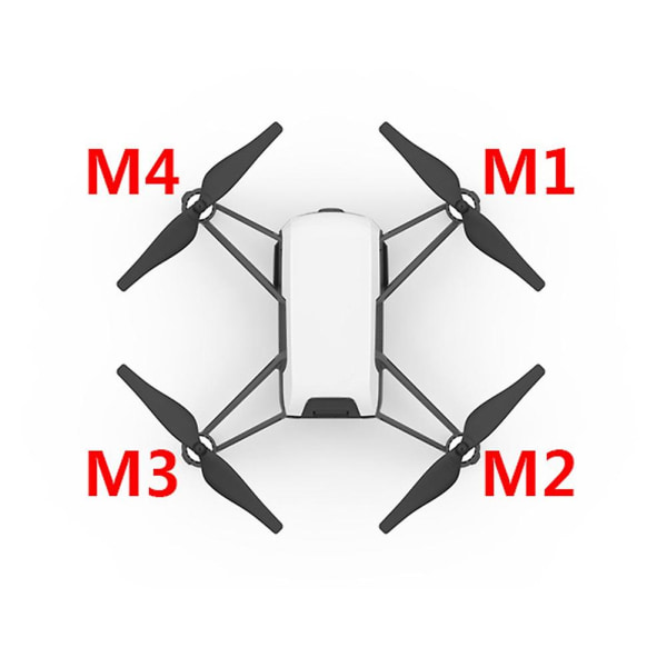 4 st kompatibla Dji Tello-motorer 8520 borstmotorer reservdelar reparation ([HK])