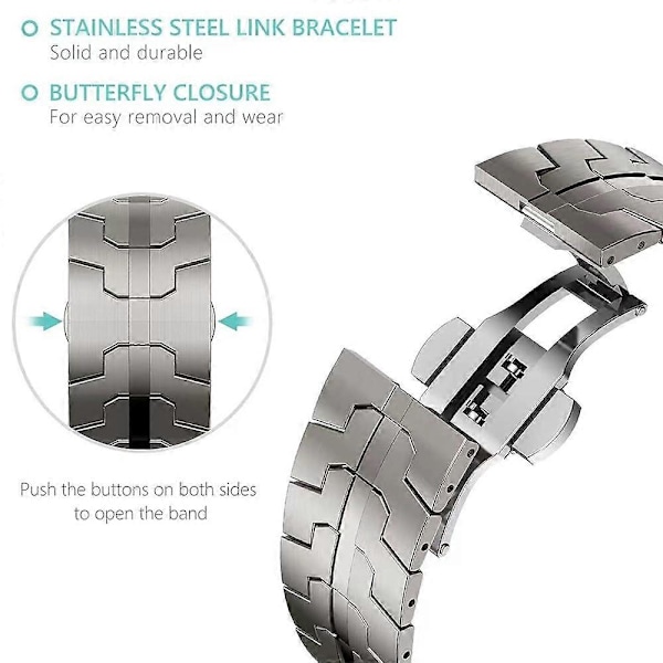 Titaniumlegeringsarmband för Samsung Galaxy Watch Ultra 47mm[HK] Titanium