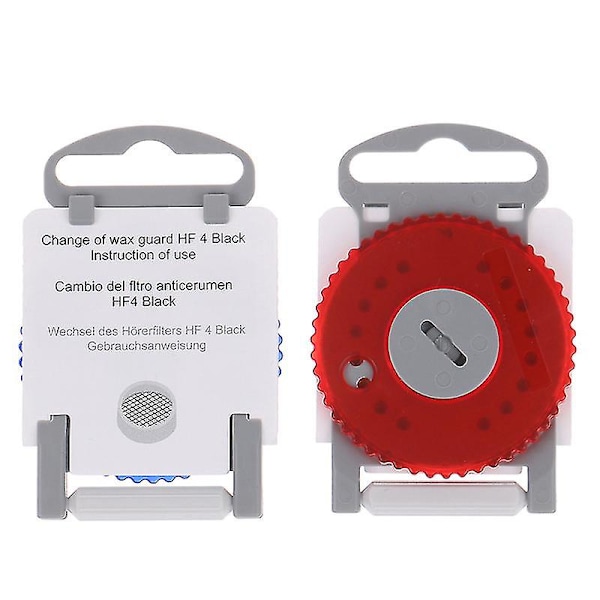 Høreapparat Filter Hf4 Voksfilter Ørevoksbeskyttelse Udskiftning Voksfilter[HK] Red