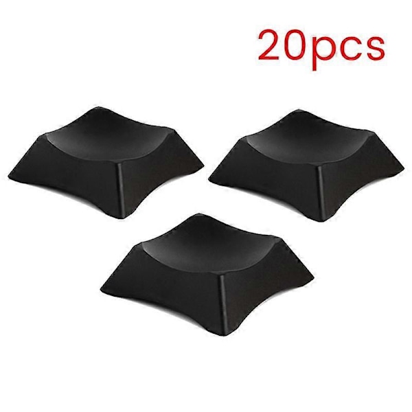 20 STK. Bold Stand Display Holder Rack Støttebase til Fodbold Rugby Krystalbold Fodbold Volleyball Basketball[HK] Black