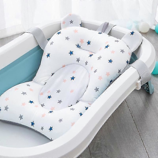 Baby Badehynde Spædbarns Badesæde Blød Badekarindsats Med Justerbart Spænde Flydende[HK] Pink