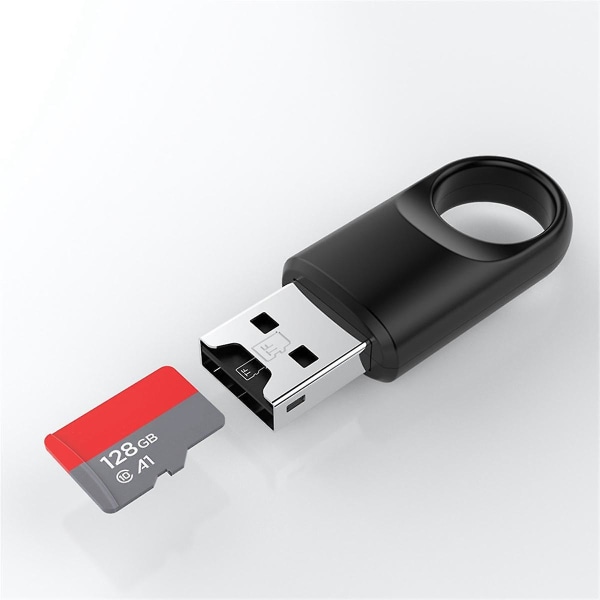 Usb Sd/tf-kortlæser Usb 3.0 Mini Mobiltelefon Hukommelseskortlæser Højhastigheds Usb-adapter til Lapto([HK])