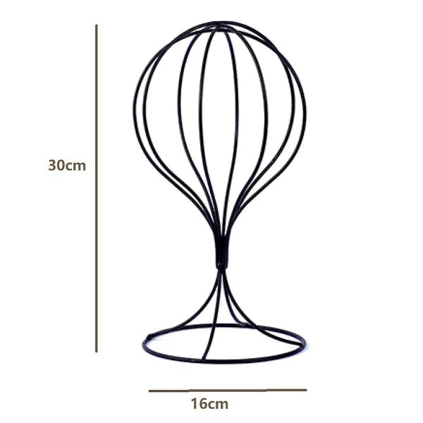 2 stk. Moderne Metal Hattestande Holdbare Stabile Kasketstativ Parykholder Hat Display Stativ Voksen Hat Ra([HK])