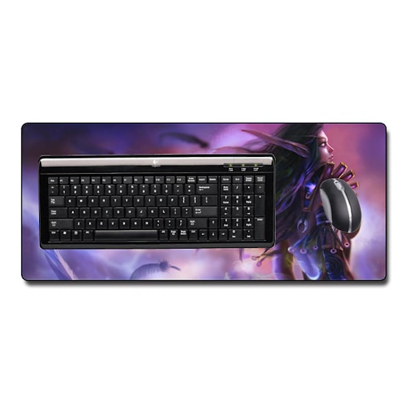 Warcraft World Halkfri Gaming Mus Musmatta Tangentbordskudde för PC Laptop[HK] mssj11