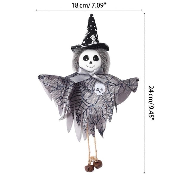 Pumpa Halloween-prydnad - Spökhäxdesign - 1 st [NC]