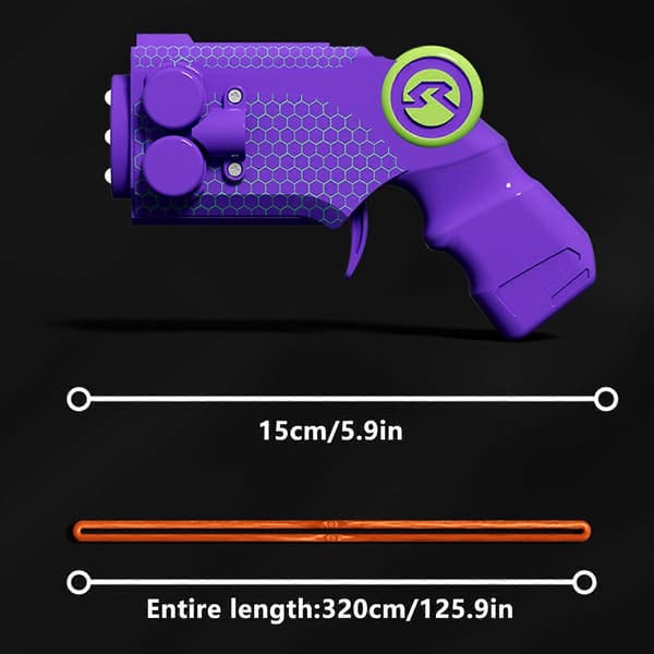 Repkastare Propeller Elektrisk Handhållen Loop Lasso Shooter Husdjur/Barnleksaker, 50% Rabatt[HK]