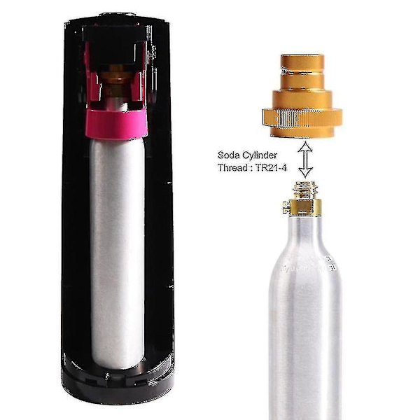 Hurtigadapter for Co2 Soda Watersparkler Duo, Tank Canister Conversion for Soda Stream Soda Machine[HkkK]