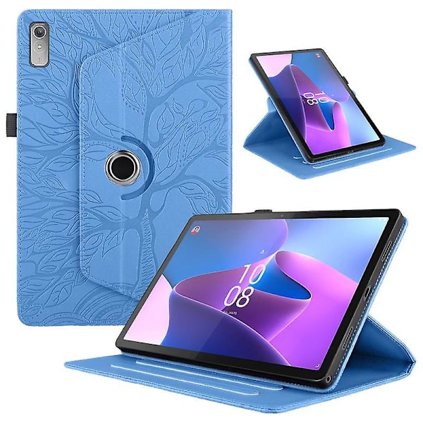 Nytt Roterende Lenovo Deksel For P11 (2. Gen)/Pad Plus 11.5 tommer - 360 Graders Roterende Stativ [HK] Light blue