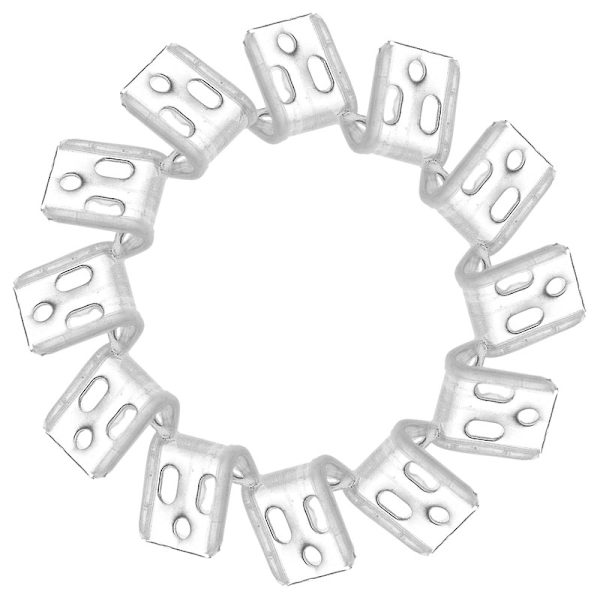12 kpl sohvan jousipidikettä paksuuntunut 5-reikäinen sohvanpäällyspidike solki huonekalutarvikkeet ruuvilla[HK] Silver 2.20X2.00X1.20CM