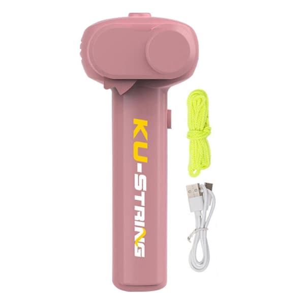 Glow-in-the-dark String Shooter Legetøj USB Genopladelig Elektrisk Rebpropel til Drenge Piger[HK] Pink