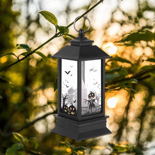 Halloween LED Lys Elektronisk Lyslampe for Dekorasjon 2 stk Plast[HK]