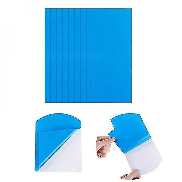 HKK 10 st vinyl pool liner lagningslapp reparation lapp för simbassänger, 10*25cm Eqn