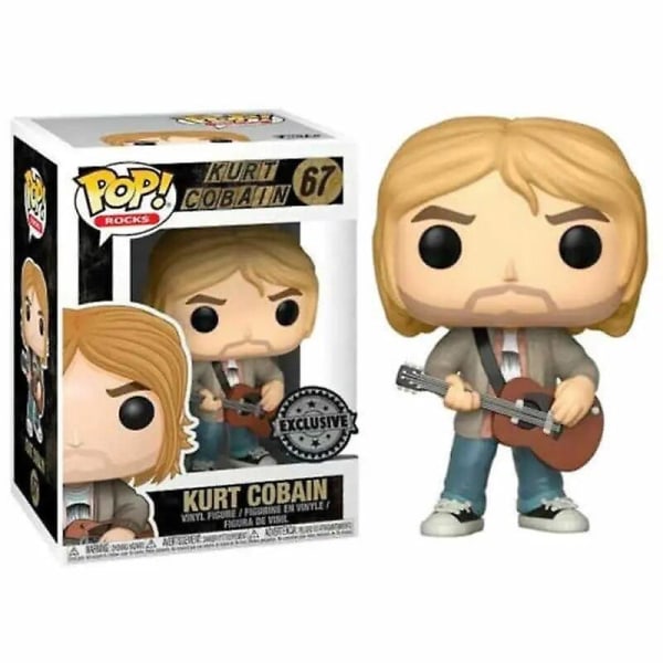 Stjärnsångaren Kurt Cobain 64# 65# 66# 67# Se Vinylfigur Leksaker Samling Modellleksak För Vän Födelsedagsfest[HK] 66