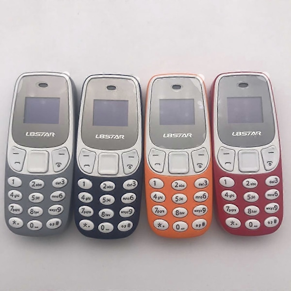 L8STAR BM10 Bluetooth Opkaldsfunktion Mini Bar Telefon 2G GSM 800/850/900/1800 0.66&quot; Skærm med D[HK] Red Multicolor
