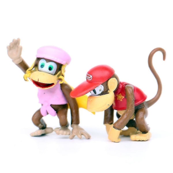 Super Mario Figurleketøy Mikrolandskapsdekorasjon 10 stk [HK]