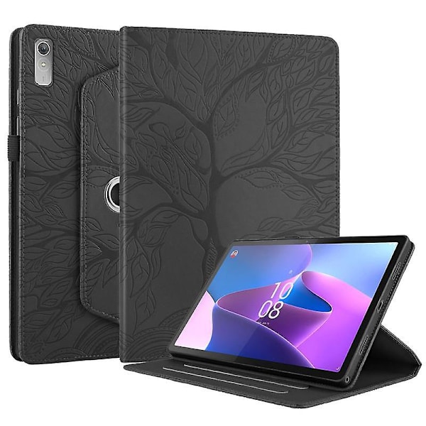Nytt Roterende Lenovo Deksel For P11 (2. Gen)/Pad Plus 11.5 tommer - 360 Graders Roterende Stativ [HK] Black