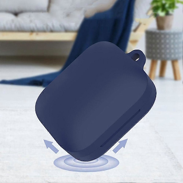 Silikoninen suojakotelo soljella Oneplus Buds 3 Bluetooth-kuulokkeille [HK] Black
