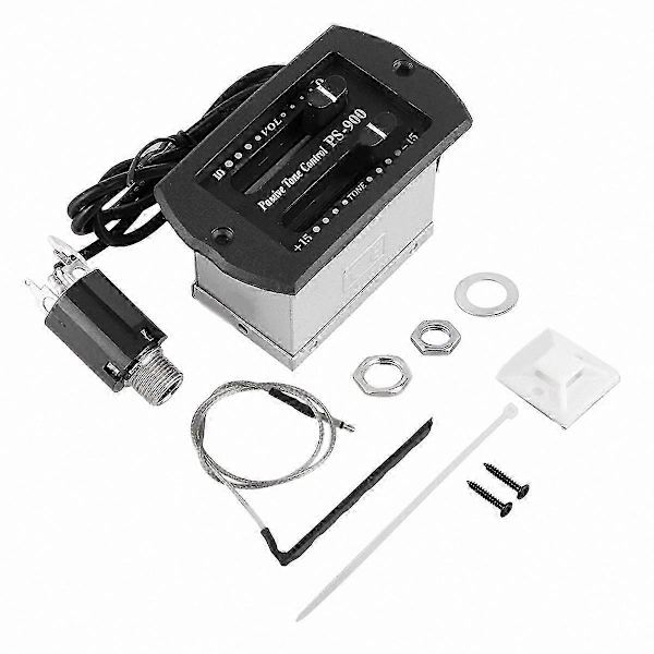5-pack 2-bands EQ-förförstärkarsystem för akustisk gitarr med pickup-equalizerkontroller [HK]