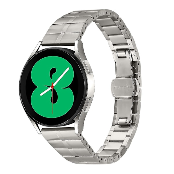 Til Garmin Vivoactive 5 Urrem i Rustfrit Stål Udskiftningsarmbånd [HK] Titanium