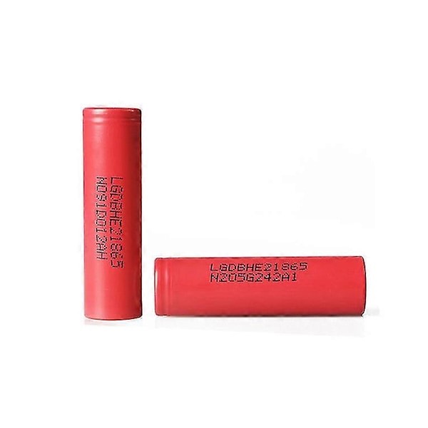Två 18650lg He2 3.7v 2500mah Ny Version Märkning 25a Urladdning Handborr Kraftbatteri[HK]