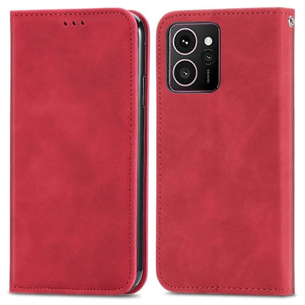 HMD Skyline -kotelon suojakuori, nahkajäljitelmä, korttipidike, magneettinen kiinnitys - Vihreä[HK] Red Multicolor