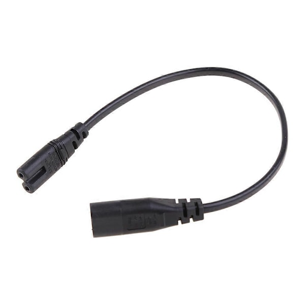 IEC320 C8 Hanstik til IEC320 C7 Hunstik Strømkabel Forlængerkabel C7 til C8[HK]