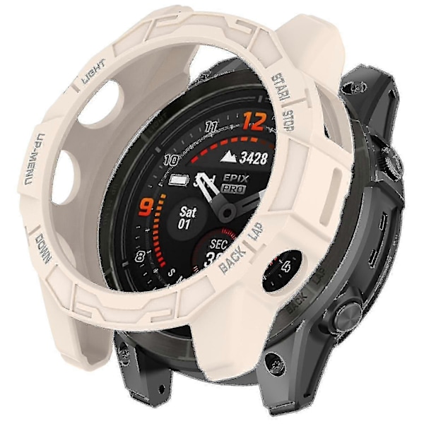 TPU-kello kotelo Garmin Epix Pro 51mm/(gen 2) 51mm /fenix 7x Pro / 7x -kelloille, naarmuuntumaton ontto suojus g20241443129[HK] Starlight