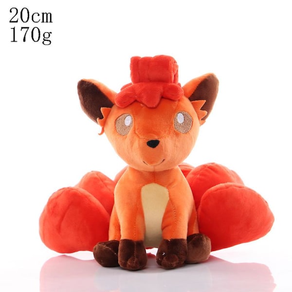 Söt Elf Is Vulpix Docka Eld Vulpix Plyschdocka 8-tums Plyschdocka[HK] Orange Vulpix 20-30cm