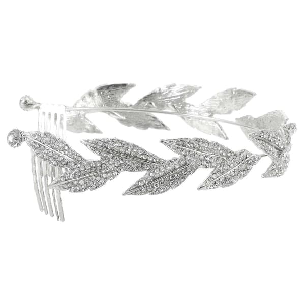 1 st Silverlegering Hårkam för Brud Huvudbonad Bröllopstillbehör[HK]