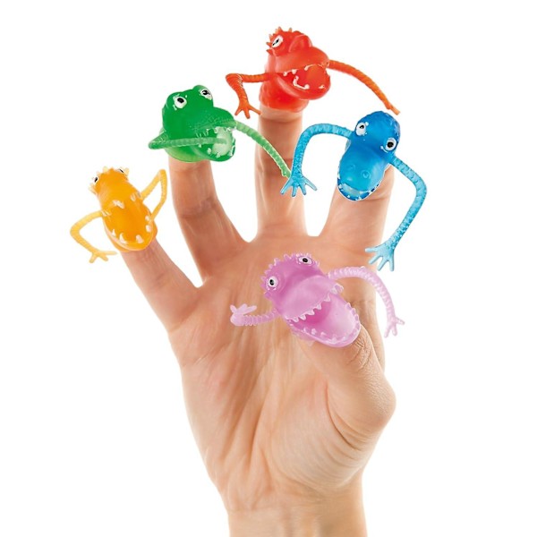 Monster Fingerdockor - Set med 10, Dockor för Barn, Perfekt för Kalaspåsar och Barnkalas[HK]