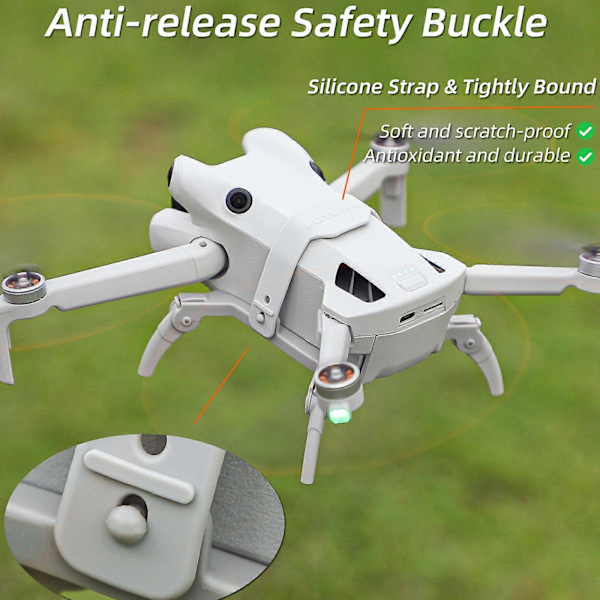 För DJI Mini 4 Pro Fällbart Landningsställ Förlängd Höjd Benstöd Skydd Ställ Sladd För DJI Mini 4 Pro Drönartillbehör[HK] Orange
