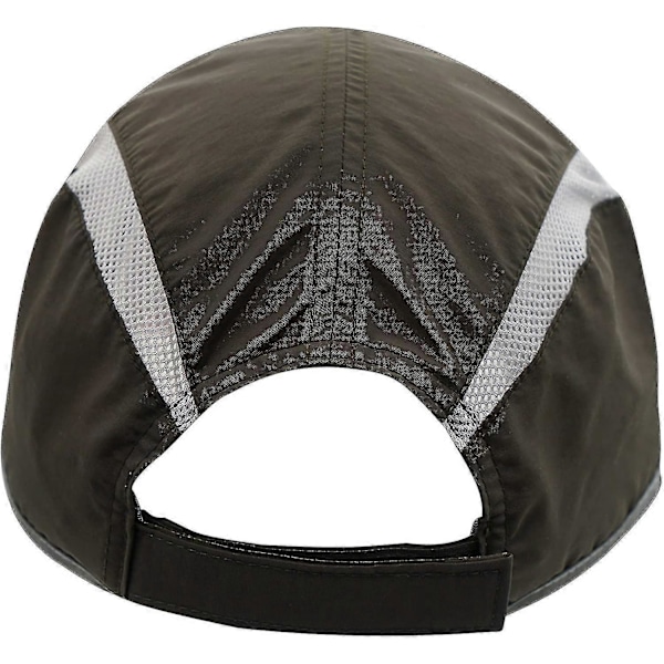 Sammenleggbar sportscaps med netting og refleksstripe, pustende solskjerm[HK] Army Green