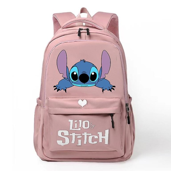 Anime Stitch Ryggsekk Barn Skolevesker Jenter Dagstursekk Barn Ungdomsvesker Kawaii Vanntett Stor Kapasitet Skolesekk[HK] style 1