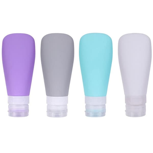 UNIQ återanvändbara reseflaskor i silikon - 4 st - 90 ml[HK]