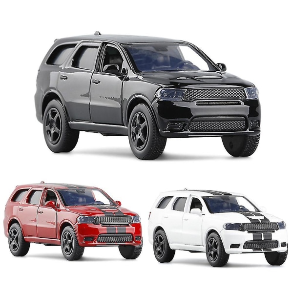 1/36 For Dodge Durango Charger Hellcat Srt Legering Sportsbil Modell Diecast Metall Simulering Lekebil Modell Samling[HK] Red