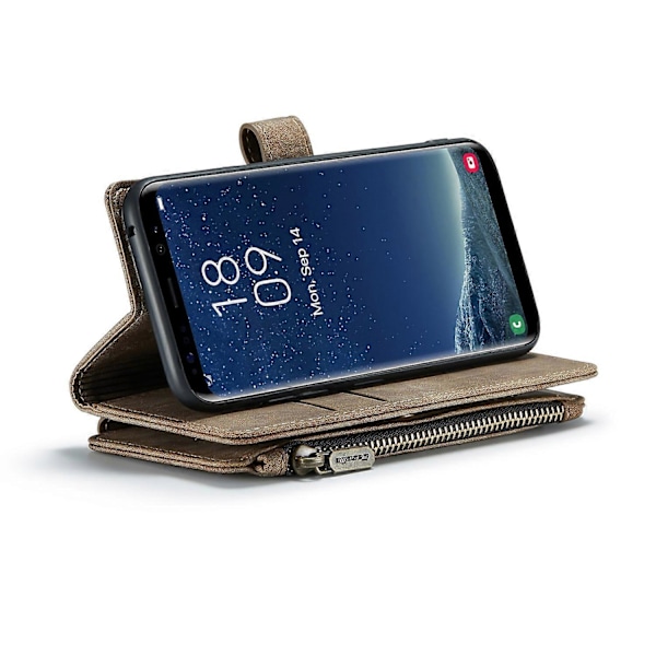 Til Galaxy S8 Telefon Cover [HK] Brown Multicolor
