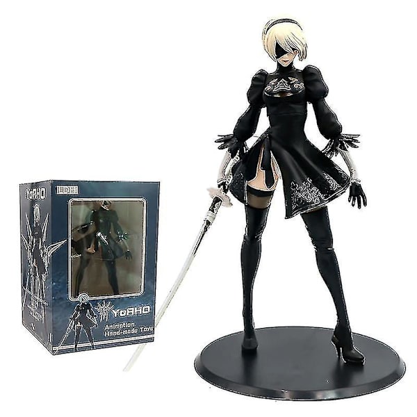 Anime Nier:automata 2b Yorha nr 2 typ B kvinnlig Phicen Action Pvc Figur[pb][HK] A