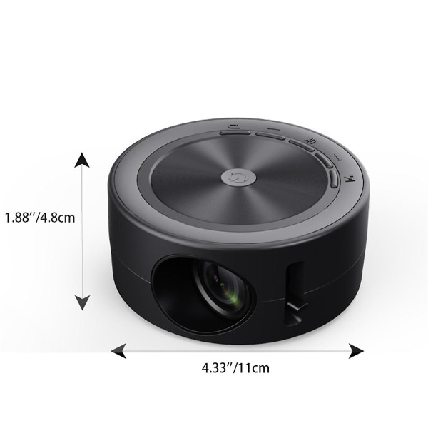 G320 Led Mini-projektor Video Beamer-støtte 1080p Usb-synkroniseringsskjerm Smarttelefon Kids Projetor Hjem Th([HK])