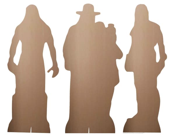 The Undertaker Bordskartongutskärningar, 3-pack Hylltoppar[HK]
