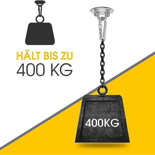 Takkrok, Rostfritt Stål Punching Bag Takfäste Upp Till 400kg, Tung[HkkK]