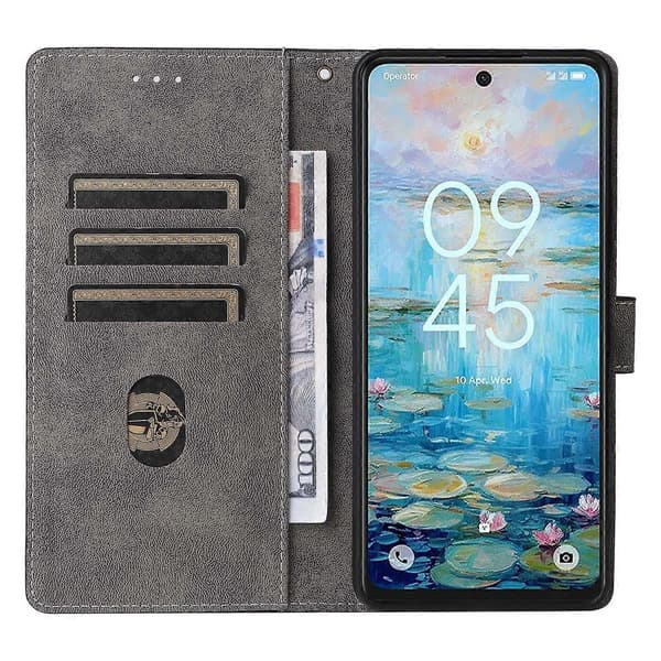 Wallet Case for TCL 50 Pro NxtPaper 5G/50 NxtPaper 5G RFID Blocking PU Leather Case Stand [HK] Multicolor Blue Multicolor Blue